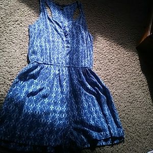 Blue romper